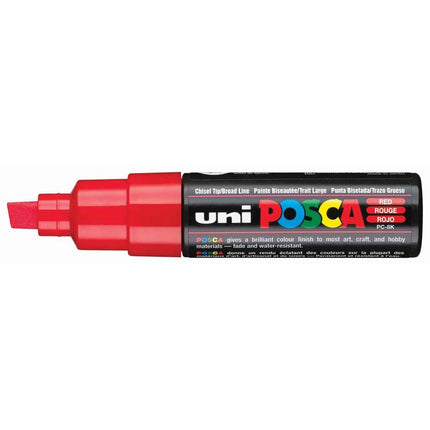 Uni Posca Marker 8.0mm Chisel Tip PC-8K