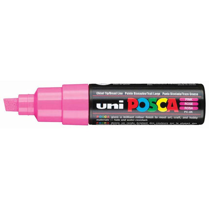 Uni Posca Marker 8.0mm Chisel Tip PC-8K