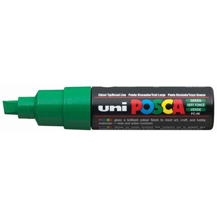 Uni Posca Marker 8.0mm Chisel Tip PC-8K