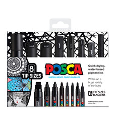 Collection image for: Posca Mixed Tip Packs