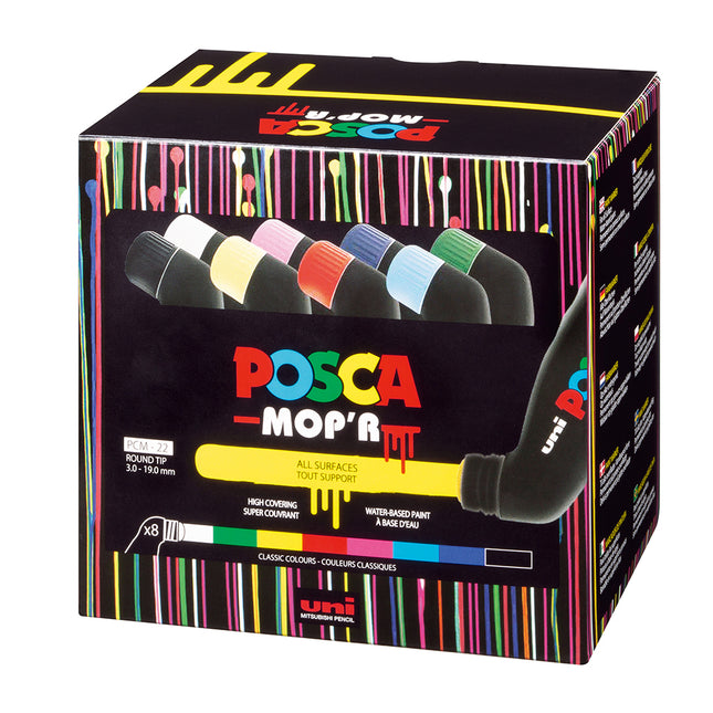 Uni Posca Marker PCM-22 Mop'R - Pack of 8