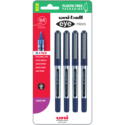 Uni-ball Eye Rollerball Pens 0.5mm Micro - Packs