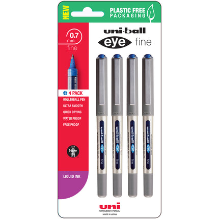 Uni-ball Eye Rollerball Pens 0.7mm Fine - Packs
