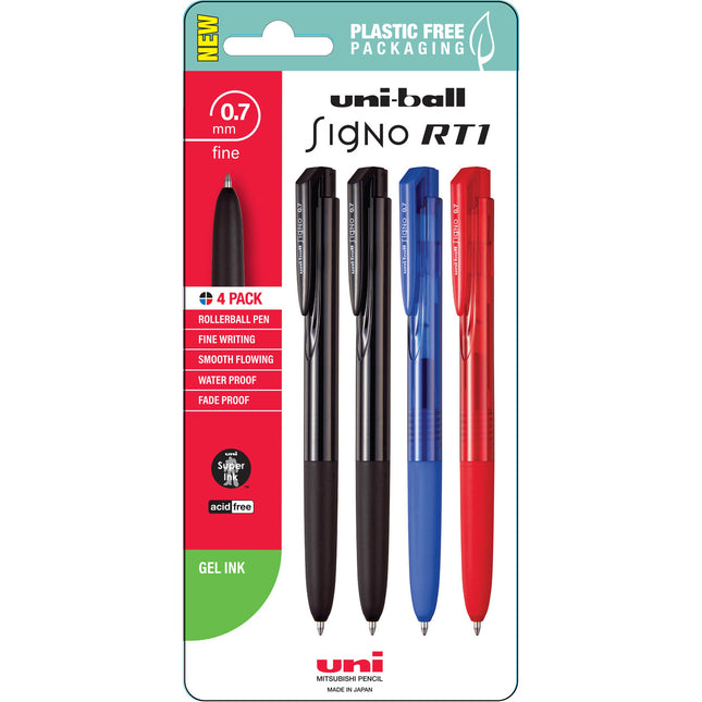 Uni-Ball Signo RT1 - 0.7mm - Pack of 4