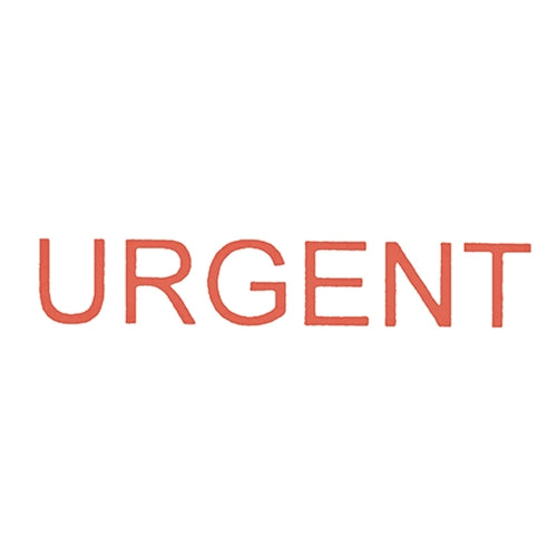 Dixon Stamp - Urgent - Red