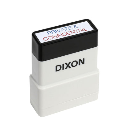 Dixon Stamp - Private Confidential - Blue/Red