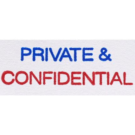 Dixon Stamp - Private Confidential - Blue/Red