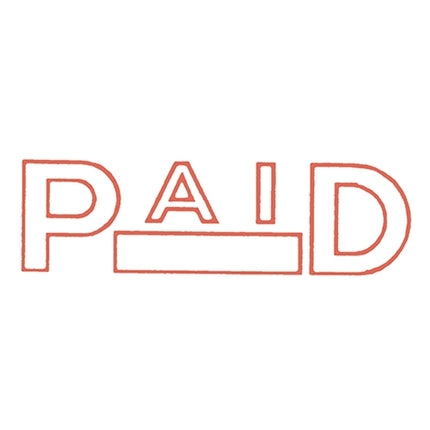 Dixon Stamps - Paid - Red