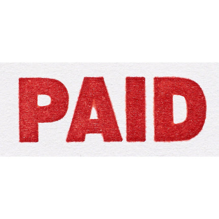 Dixon Stamps - Paid - Red