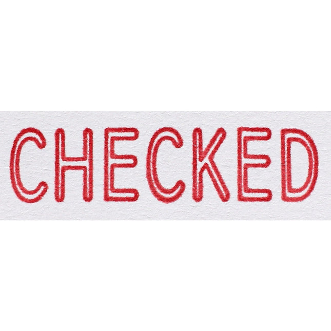 Dixon Stamp - Checked - Red