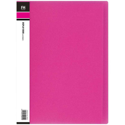 File Master Display Books A4 Vivid Colours - 20 Pocket