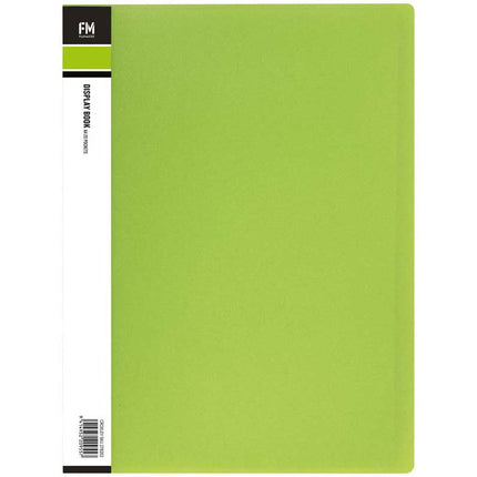 File Master Display Books A4 Vivid Colours - 20 Pocket