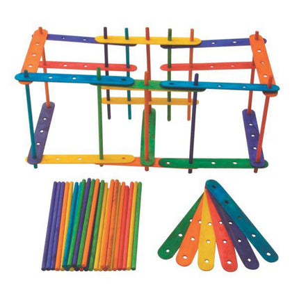 DAS Construction Sticks Coloured - Pack of 70