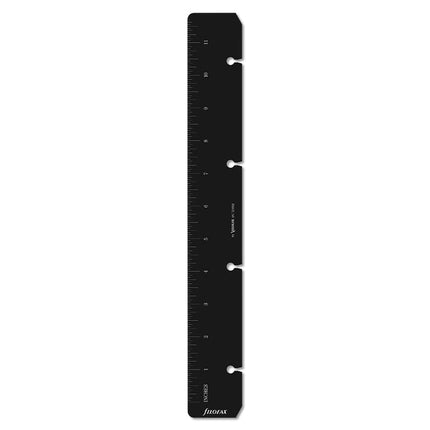Filofax Accessory - Ruler/Page Marker - A4 - Black