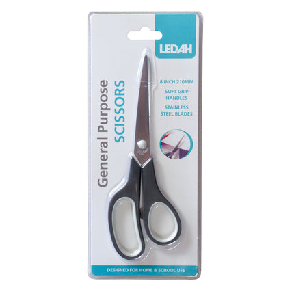 Ledah Scissors General Purpose Black 210mm