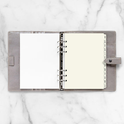 Filofax Organiser - Refill A5 - Index A-Z - 2 Letters per tab - Cotton Cream