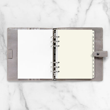 Filofax Organiser - Refill A5 - Index Jan-Dec - Cotton Cream