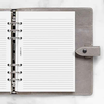 Filofax Organiser - Refill A5 - Notepad Ruled - White