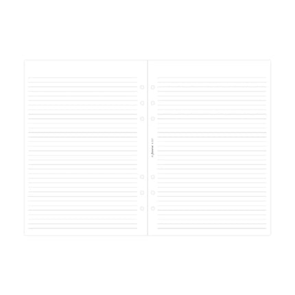Filofax Organiser - Refill A5 - Notepad Ruled - White