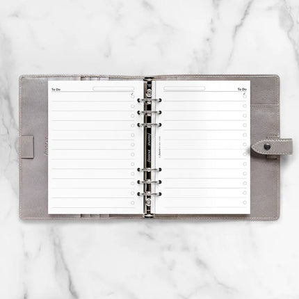 Filofax Organiser - Refill A5 - To Do List - White