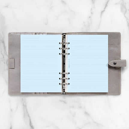 Filofax Organiser - Refill A5 - Notepaper Ruled - Blue