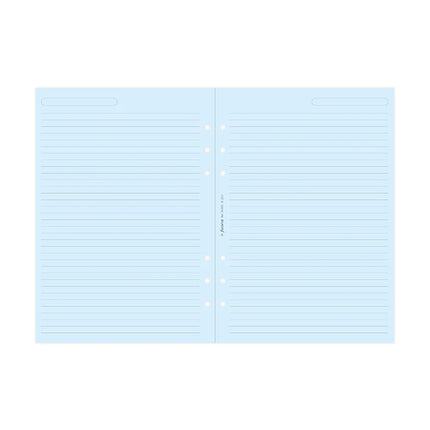 Filofax Organiser - Refill A5 - Notepaper Ruled - Blue