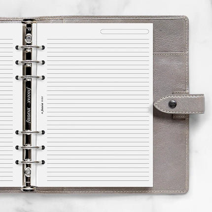 Filofax Organiser - Refill A5 - Notepaper Ruled - White