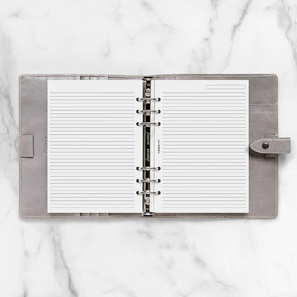 Filofax Organiser - Refill A5 - Notepaper Ruled - White