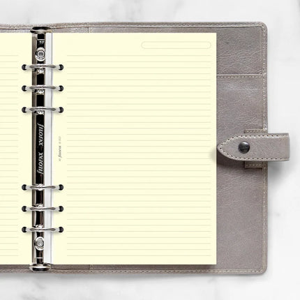 Filofax Organiser - Refill A5 - Notepaper Ruled - Cotton Cream