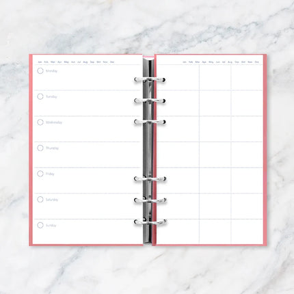 Filofax Clipbook - Refill Personal - Week To View - Diary Undated