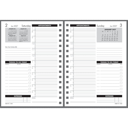 Collins Diary Refill MDA51A - Time Manager 2027