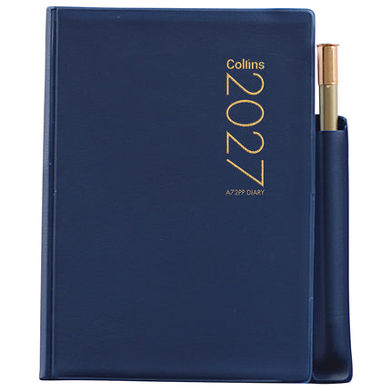 Collins Diary Pocket - Navy With Pencil - 2027