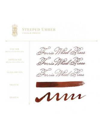 Ferris Wheel Press Fountain Pen Ink - Steeped Umber