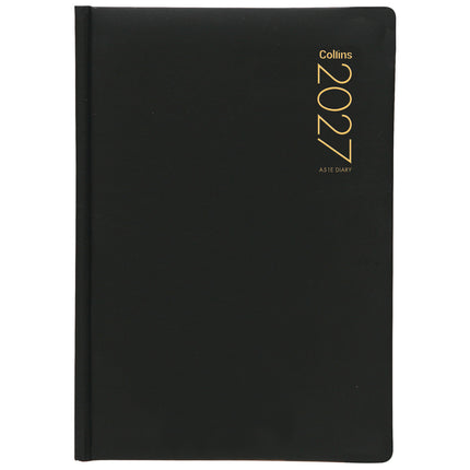 Collins Diary A5 - Day to View - Black - 2027