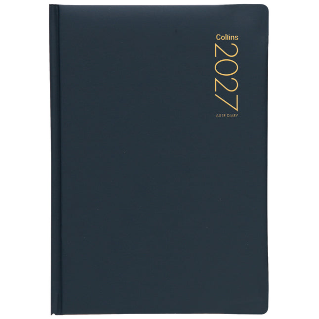 Collins Diary A5 - Day to View - Navy - 2027