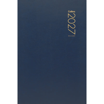 Collins Diary 8x5" - Week to View - Navy - 2027