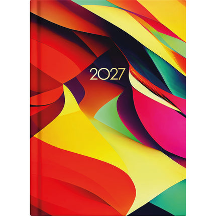 Collins Diary A5 Carnival - Day to Page - 2027 - Pack of 3