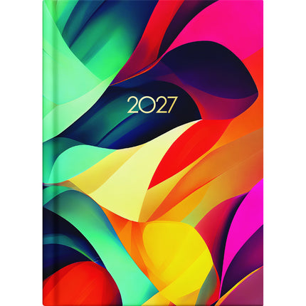 Collins Diary A5 Carnival - Day to Page - 2027 - Pack of 3
