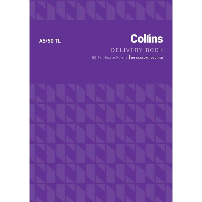 Collins Goods Delivery - A5 - 50 Triplicate Forms - No Carbon Required
