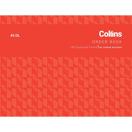 Collins Goods Order - 45DL - 100 Duplicate Forms - No Carbon Required
