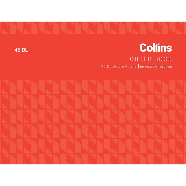 Collins Goods Order - 45DL - 100 Duplicate Forms - No Carbon Required
