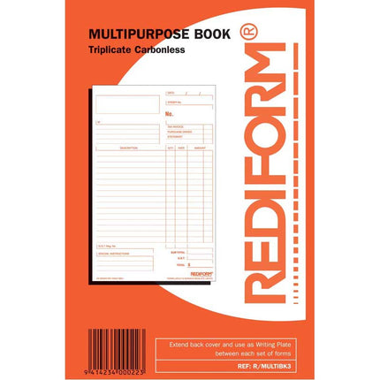 Rediform Book Multipurpose - Triplicate - 50 Leaf