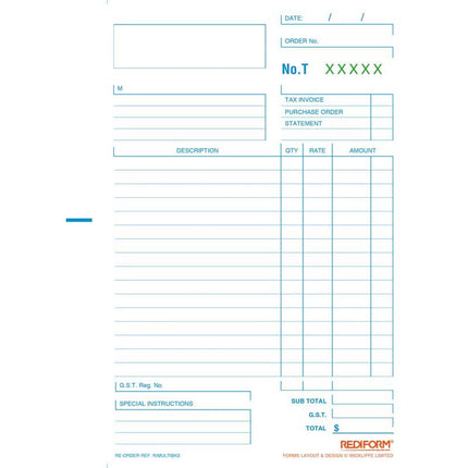 Rediform Book Multipurpose - Triplicate - 50 Leaf