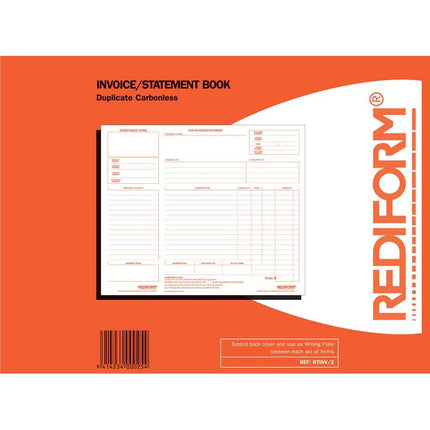 Rediform Book Invoice Statement - Duplicate - 50 Leaf