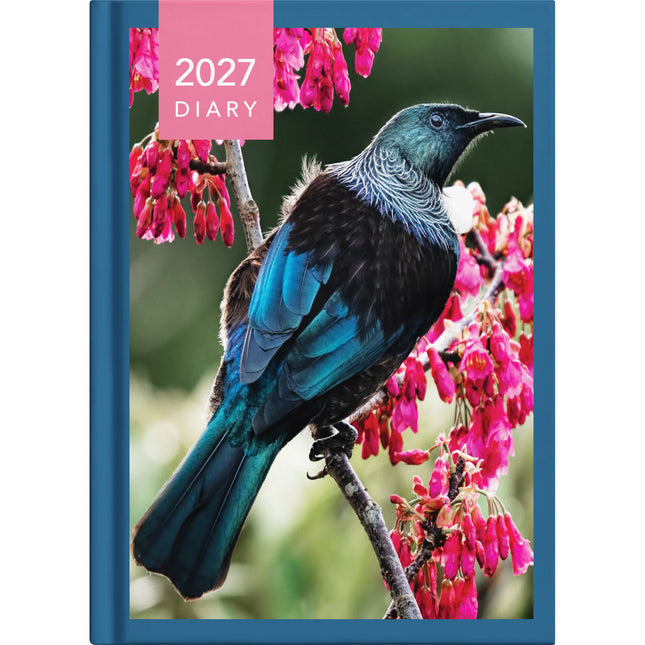 Collins Diary A5 NZ Birds - Day to Page - 2027 - Pack of 4