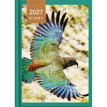 Collins Diary A5 NZ Birds - Day to Page - 2027 - Pack of 4