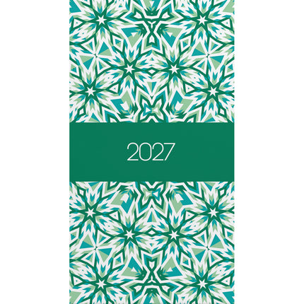 Collins Diary Slimline Kaleidoscope - Week To View - 2027 - Pack of 3