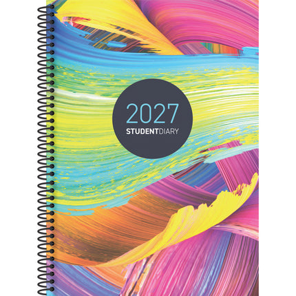Collins Diary Students A5 - Week to View Diary Spiral - 2027
