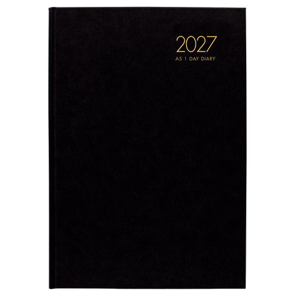 Windsor Diary A51 - Day To Page - Black 2027