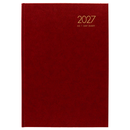 Windsor Diary A51 - Day To Page - Red 2027